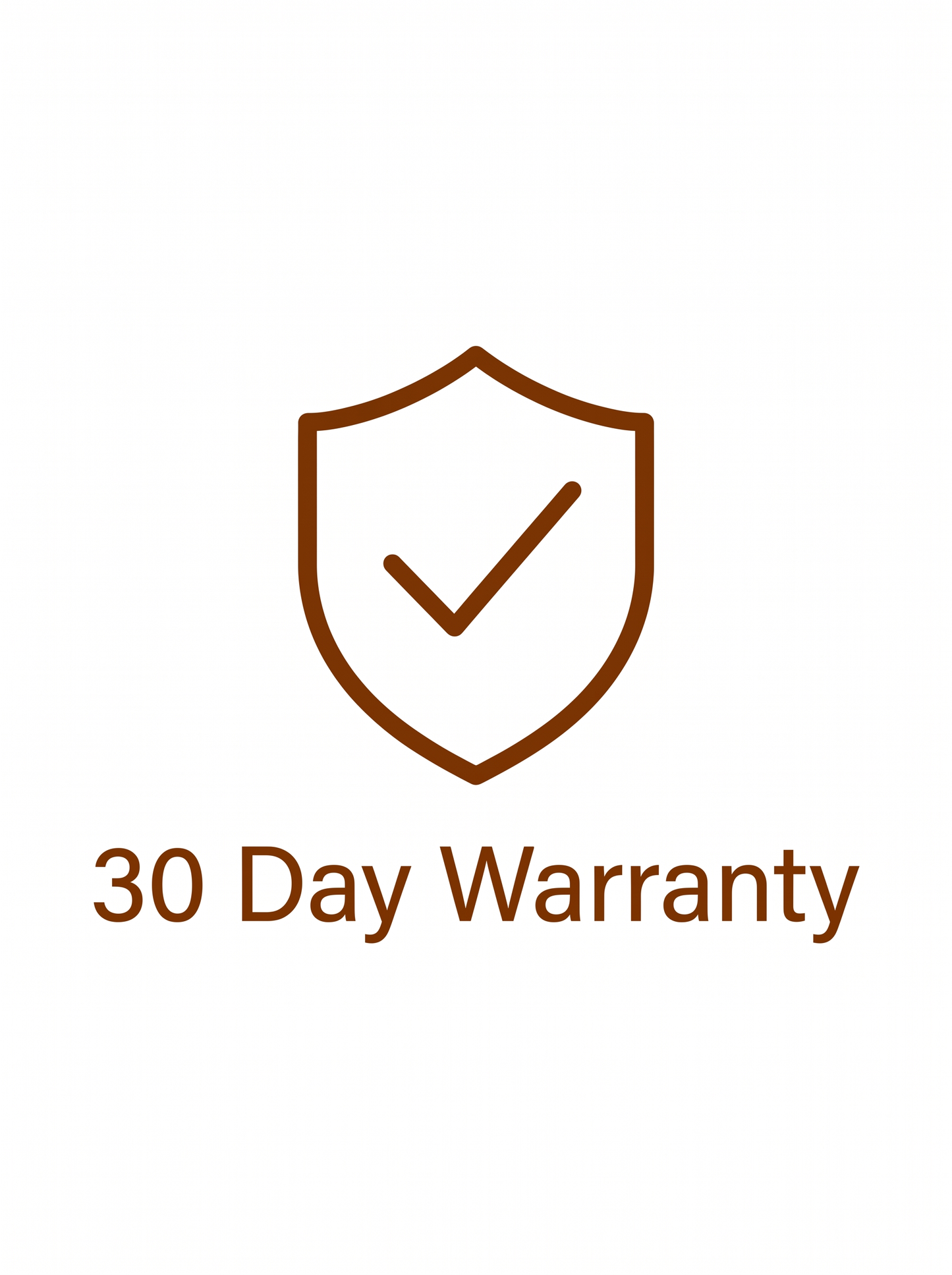 30 Day Warranty